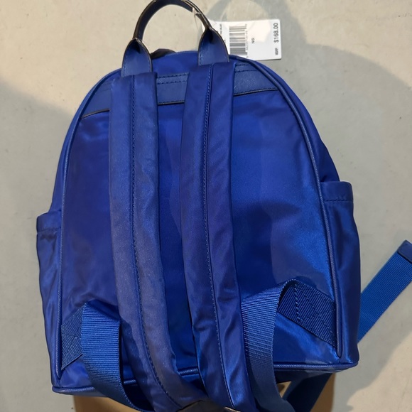 NWT Michael Kors blue nylon backpack - Picture 2 of 3